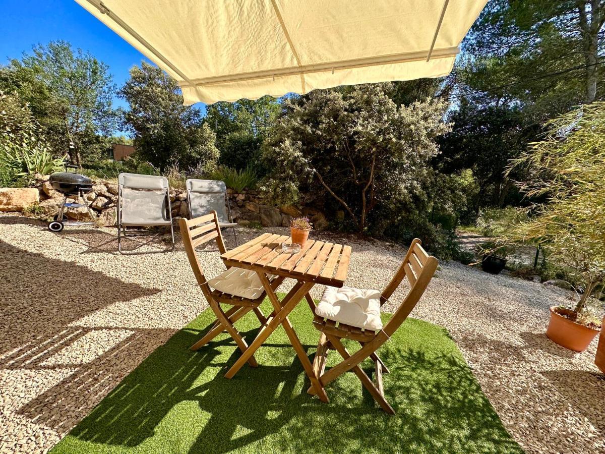 Paisible Studio Tout Neuf En Lisiere De Foret Peyrolles-en-Provence ภายนอก รูปภาพ